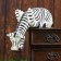 The souvenir tree "Zebra Tasya is spying" 19x11x5 cm