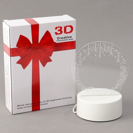 Light tablet for drawing in the dark, circle, plastic-8
