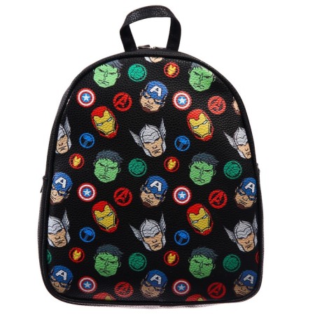 Open-leather backpack, 23 cm x 10 cm x 27 cm "Super-heroes", Avengers-3