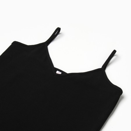 T -shirt female, black color, size 44 (m)-1