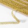 Weep decorative, metallized, 10 ± 1 m, 8 mm, gold color