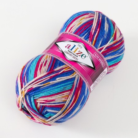 Superwash Comfort Socks yarn 75% wool, 25% polyamide 420m/100g (7654)-1
