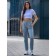 Women's ISee pants, size 48, gray color