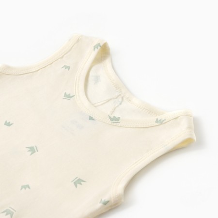 Kit (T-shirt and shorts) children's minku, milk color, height 86-92 cm-1