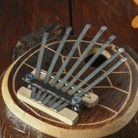 Souvenir musical instrument Kalim "Turtle" 23x18x7 cm-3