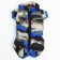 The jumpsuit printed with the lock on the back, size 18 (DS 31, OG 46, Osh 38 cm), blue