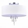 Ceiling Ceiling ST LUCE. SL1353.102.03. Nettuno. 3x60 watts, E14, 55x55x50 cm, chromium color