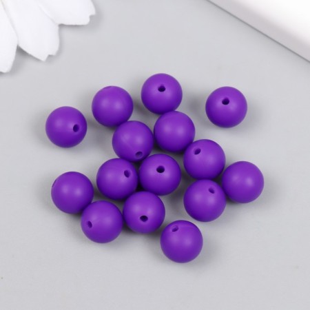 Busina silicone "round" grape purple d = 0.9 cm-1