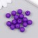 Busina silicone "round" grape purple d = 0.9 cm