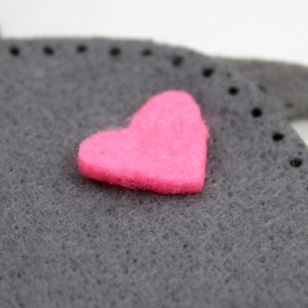 Set for creativity: soft toy from felt "elephant"-4