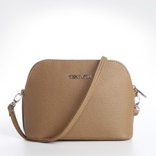 Women's bag over the shoulder Textura, small size, beige color