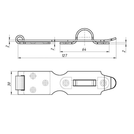 Door pad NAT1, bronze color-1