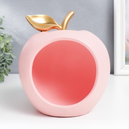 Souvenir Polystone stand "Pink apple" 20.5x16x18 cm-3