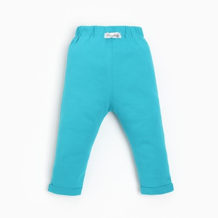 Pants for children, turquoise color, height 62cm-2