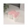 Coramics Coramics "Figure bean" Pink mother -of -pearl 7.3x7.3x4.5 cm