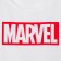 Shorted T -shirt "Marvel" Avengers, white color