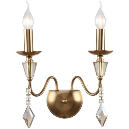 Wall lamp STILFORT 1053/05/02W Grace, 2x40W, E14, 215x215x310 mm, bronze color