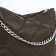 Janelli Cross-Boda Bag on a zipper, outer pocket, khaki color