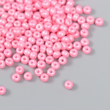 Glass beads 6/0 "salmon-pink" 15 g