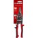 Scissors for metal "bison" 23140-S, 250 mm, 0.4/0.8 mm, straight, double-linked