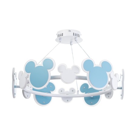 Mickey chandelier LED 36W 4000K blue 58x58x60cm