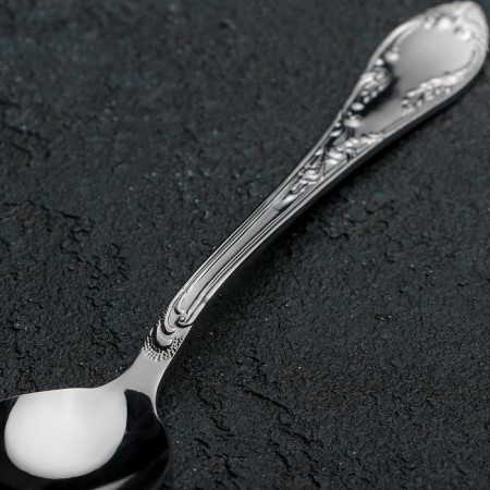 A teaspoon "Ambassador", h = 14.5 cm, thickness 2 mm, silver color-2