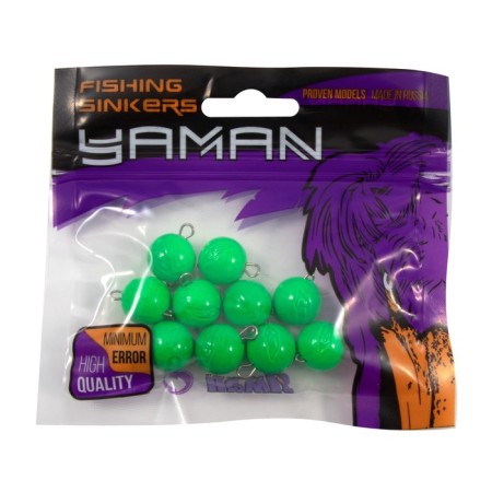 Cargo Cheburashka painted collapsible Yaman 10 pcs., 20 g, green-4