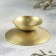 Gadal N "Gadal N" metal per candle, 7.3x3 cm, gold