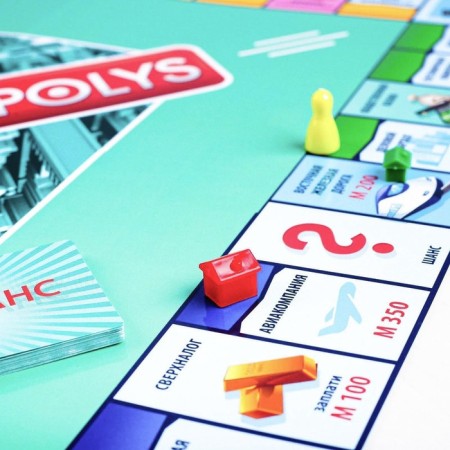 Board Economic Game "Money Polys", 60 cards, 8+-4