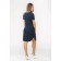 CHARMING tunic, size 46, dark blue color