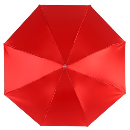 Mechanical “monoton” umbrella, satin, 4 additions, 8 spokes, r = 49 cm, red color-4