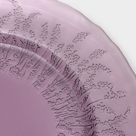 Glass Dessert Magistro "French lavender", d = 21 cm, purple color-5