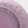 Glass Dessert Magistro "French lavender", d = 21 cm, purple color