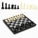 Chess, checkers, backgammon, magnetic board games, set 3 in 1, 32 x 32 cm