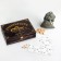 Lotto Russian, wooden "three horses", board game, with barrels