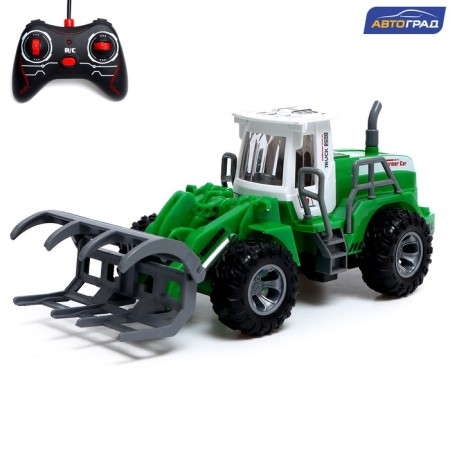 Excavator Radio -controlled "farmer", works from batteries