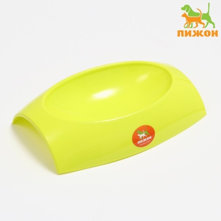Plastic bowl 27 x 19 x 5.5 cm, green