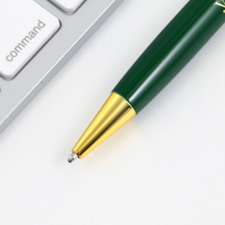 Pen in the gift case "Dear Teacher", metal, blue paste, writing node 1.0 mm-4