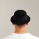 Carnival hat made of plastic, rr. 56-58, black color