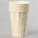 Paper "stripes" glasses, 6 pcs, color gold