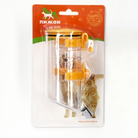 External drinker for a cage, 500 ml, yellow-6