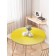 The tablecloth “Yellow overflow”, round, oxford, elastic band, size 120x120 cm, diameter 75-100 cm