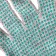 Working gloves, x/b, knitting class 7, with PVC dots, melange, set 6 pcs.