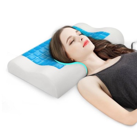 Gel pillow Memory Foam, size 60x40x14 cm-7