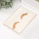 Souvenir ceramics stand for the rings "eyelashes" 14x9x1.6 cm
