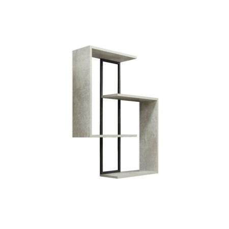 Wounding wall loft DQ Damels, 700*186*892, m/k black matte, light chipper cement-1