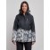 Ski jacket women's, size 50, black color