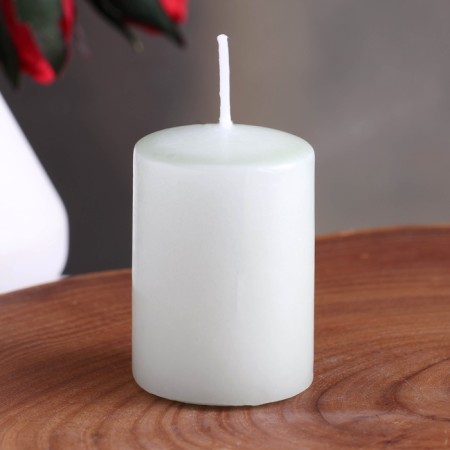 Aromatic candle "Green tea, coconut paradise, mangoes", 4x6 cm, set 3 pcs, in a box-3