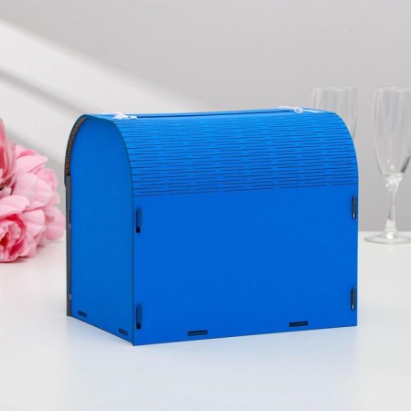 Family Bank "Flower", blue, 23.5x17x20 cm-1