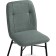 Stool on the metal frame Denis Metal/Builder fabric, black/olive 46x59x87 cm
